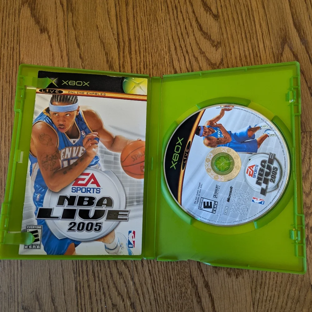 NBA Live 2005 Microsoft XboxEA Sports Basketball Video Game